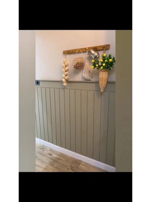 Elite Dekoratif Duvar Paneli Beden Seçenekli Boyanabilir Ahşap Ham Mdf Duvar Paneli-4mm 1 Adet