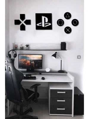 Elite Gamer Oyuncu Playstation Kafe Duvar Dekor Tablo Hediyelik Eşya Duvar Süsü 1 Adet