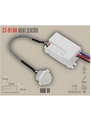 Cata Ct 9188 Mini Sensör