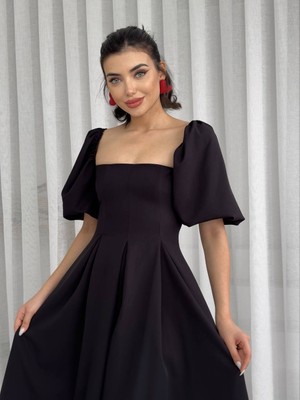 Janes Benjamin Çan Etekli Midi Boy Elbise