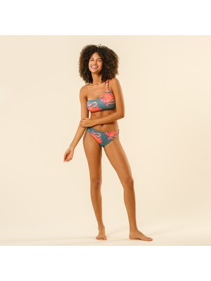 Daphne Tek Omuz Askılı Bikini Üstü 23x21 Cm Yeşil
