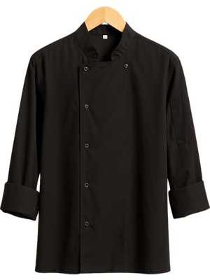 MKWorkwear isim Nakış Seçenekli - Vento Şef Ceketi – Modern Aşçı Kıyafeti | Erkek & Kadın Kullanıma Uygun | Kişiye Özel Üniforma