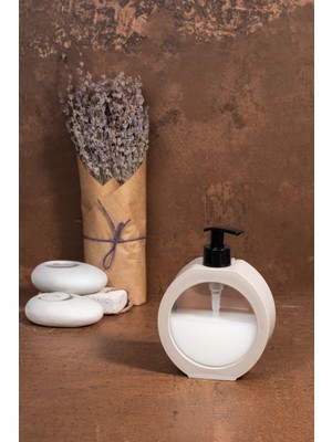 Elite 300 ml Tezgah Üstü Oval Banyo Mutfak Sıvı Sabunluk | Banyo Mutfak Bulaşık Lavabo Deterjanlık 1 Adet