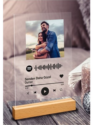 Elite Sevgiliye Özel Spotify Barkodlu Plak 1 1 Adet