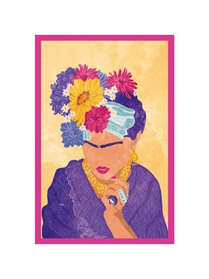 Frida Kahlo – Dekoratif Hediye Not Kartı Ve Kartpostal | 10x15 Cm