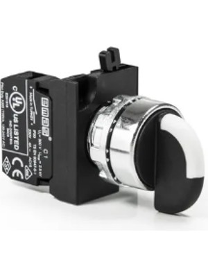 Emas CM101S20 cm Serisi Metal 2no (0-I) 60° Seçici Kalıcı 22 mm Buton