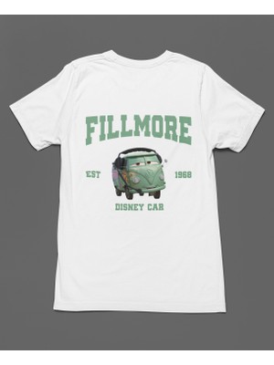 Bumeta Fillmore Arabalar Cars Şimşek Mcqeen Unisex Tişört T-Shirt