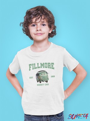 Bumeta Fillmore Arabalar Cars Şimşek Mcqeen Çocuk Tişört T-Shirt