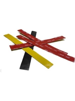 Store 3m Vhb 10 Adet Çift Taraflı Montaj ve Yapıştırma Bant Siyah 1, 5 cm Genişlik - 14 cm Uzunluk