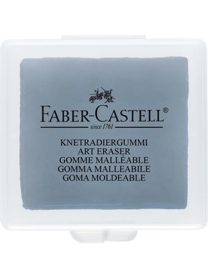 Yoğurulabilir Sanat Silgisi Gri, Yumuşak Düzeltmeler Için Ergonomik Şekilli Kaliteli Silgi, Leke ve Pvc Içermez