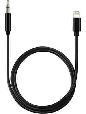 iPhone Aux Kablo, Lightning To 3.5mm Aux Kablosu Bluetooth Bağlantısı Gerekmez Iphoneleri Araba Speaker Müzik Sistemleri ve Diğer Araçlar A Bağlar  Tak Çalıştır !!!!!