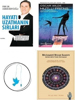 Hayatı Uzatmanın Sırları - Osman Müftüoğlu + Bilinmezi Bilme Sanatı + Mutlu Prens + Uçan Kuş Ayraç (Bu Set Yeni ve Eski Kitaplardan Oluşmaktadır)