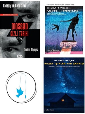 Mossad Gizli Tarihi + Mutlu Prens + Kuzey Işıklarının Şarkısı + Uçan Kuş Ayraç (Bu Set Yeni ve Eski Kitaplardan Oluşmaktadır)