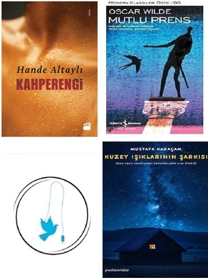 Kahperengi - Hande Altaylı + Mutlu Prens + Kuzey Işıklarının Şarkısı + Uçan Kuş Ayraç (Bu Set Yeni ve Eski Kitaplardan Oluşmaktadır)