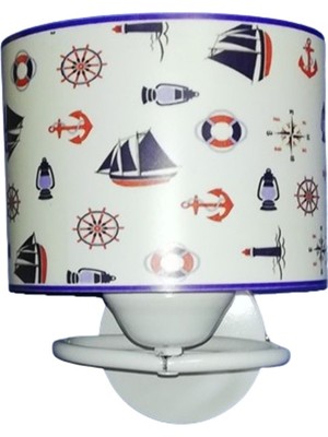 Beyaz Metal Denizci Aplik.pvc Başlık.