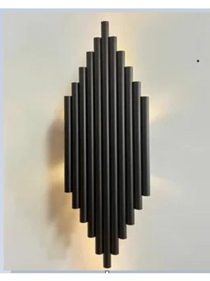 Retro,rustik,vintage Siyah Metal Duvar Aplik