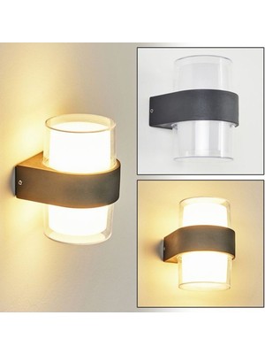 10 Watt Günışığı Ledli Dış Mekan, Bahçe, Balkon, Teras, Kamelya, Veranda Apliği, Dekoratif LED Apli
