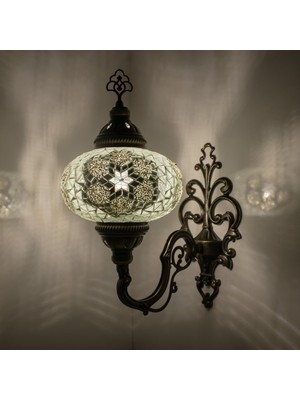 Otantik Mozaik Aplik Dekoratif Mozaik Lamba