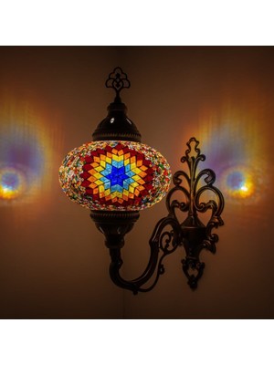 Otantik Mozaik Aplik Dekoratif Mozaik Lamba