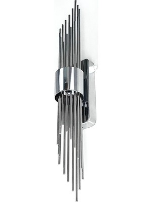 Pilli Angora Duvar Aplik (Gümüş / Nikel Renk Kaplamalı) Semco LED Aydınlatma
