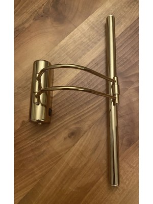 Şarjlı Flüt Aplik 35 cm Gold Rengi