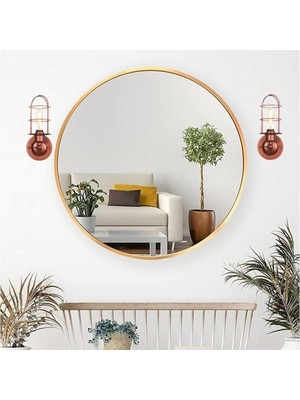 Retro Vintage Bakır Patine Kafes Metal Duvar Aplik Not:1 Adet Fiyatıdır.