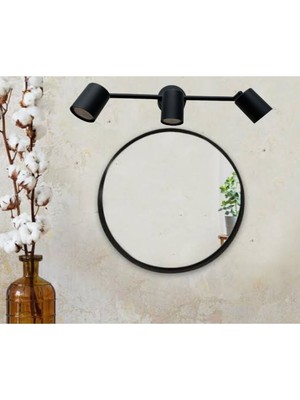 Mylights Ayna Üsüt LED Aplikled Spot Üçlü Harekli Panasonıc LED Ampullü Gün Işığı