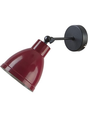 Enzo Modern Tasarım Salon - Mutfak - Cafe Mafsallı (Yukarı Aşşağı) Hareketli Bordo Renk Aplik