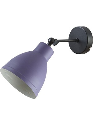 Enzo Modern Tasarım Salon - Mutfak - Cafe Mafsallı (Yukarı Aşşağı) Hareketli Mor Renk Aplik