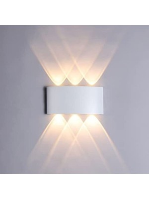 Uranüs Gün Işığı Ledli Dekoratif Işık Süzmeli Iç Dış Mekan Bahçe Balkon Teras Salon Aplik