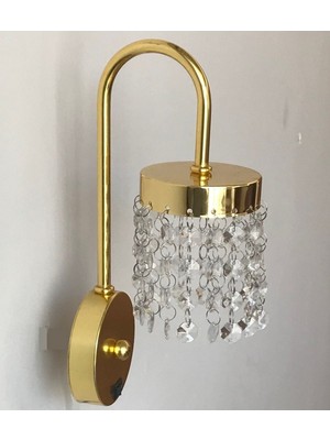 Altın Gold Renk Kaplamalı Taygun Duvar Aplik