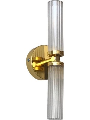 Altın / Gold Renk Kaplamalı Derya Duvar Aplik