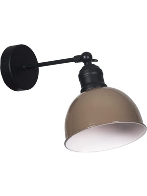 Şirin Modern Tasarım Ayarlanabilir Başlı Kahverengi Tekli Aplik