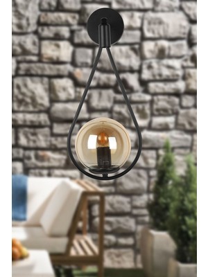 Meksika Aplik Siyah Bal Cam