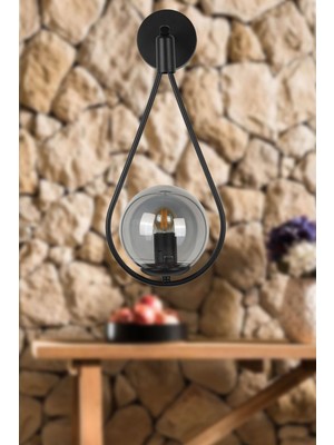 Meksika Aplik Siyah Füme Cam