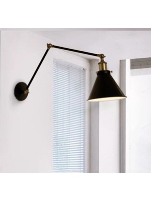 Retro Üç Mafsalı Hareketli Rustik Aplik Akrobat Aplik