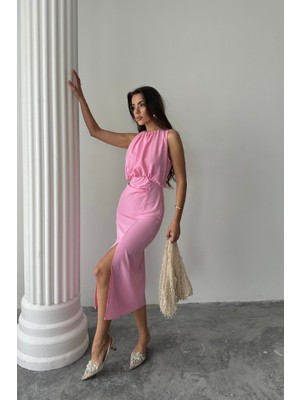 Arben Boutique Elbise - Pembe