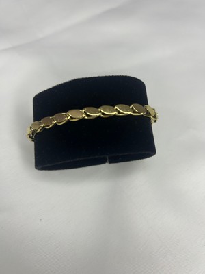 Badelis Çelik Gold Arpa Pullu Bileklik