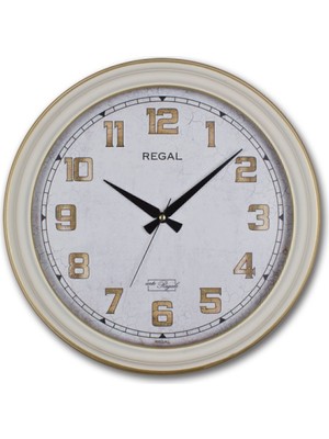 9108 W3 Beyaz Kasa Büyük Boy Duvar Saati