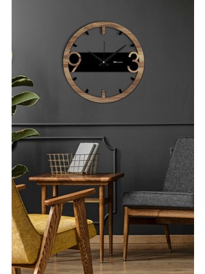 Dekoratif Sessiz Duvar Saati, 60CM, Yeni Ev Hediyesi, Modern Salon Duvar Saati, Mutfak Duvar Saati