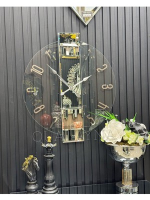 Royal Model Aynalı Cam Saat