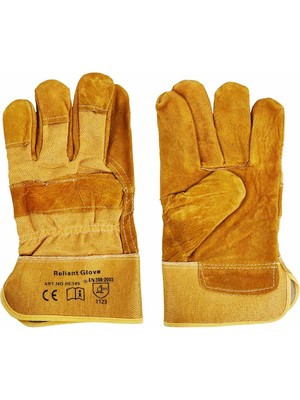 Reliant Glove Deri Eldiven RE345 EN388 Sarı (2çift)