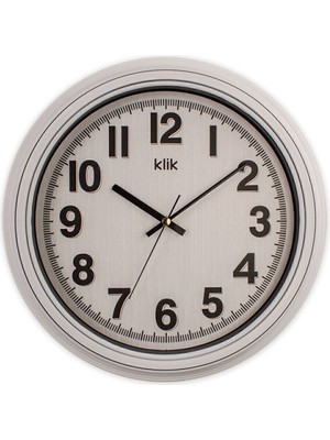 Auris Beyaz Klasik Duvar Saati