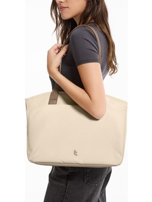 Tomtoc Versatile T23 14 INÇ/14L Haki Tote Bag Laptop Notebook Omuz Çantası - T23S1K1