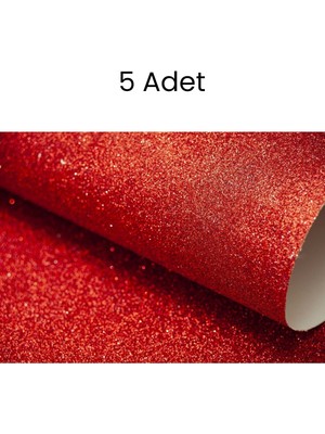 Simli Fon Kartonu 50X70 Kırmızı