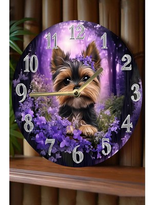 Sessiz Yuvarlak Ahşap Duvar Saati, Kuvars Hareketli 3D Görünümlü 2d Saat Sdw