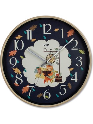 Slim Bilge Çocuk Duvar Saati