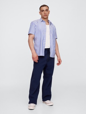 Gap Erkek Lacivert Gauze Baggy Easy Pantolon