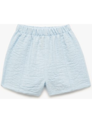 Koton Beli Lastikli Kısa Paça Basic Şort