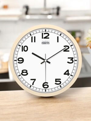 30 cm Gerçek Cam Sessiz Mekanizma Duvar Saati